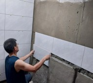 금천구설비: 독산동 상가 건물 화장실 타일시공…